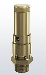 Предохранительный клапан 810-sGK-40-m/-40-FKM-VI-16бар  р/р-W617N (латунь) PN50 Руст=0,2-50,0bar