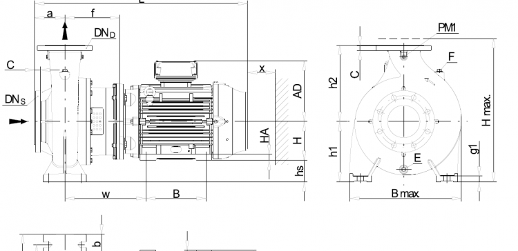 Насос NSCE 65-160/110/P25VCC4