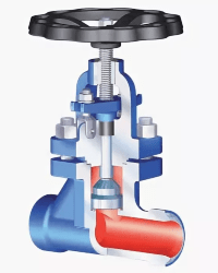 Запорный клапан 12.005 ARI-STOBU  PN16, литая сталь 1.0619+N, под приварку (PN 16, DN 125)